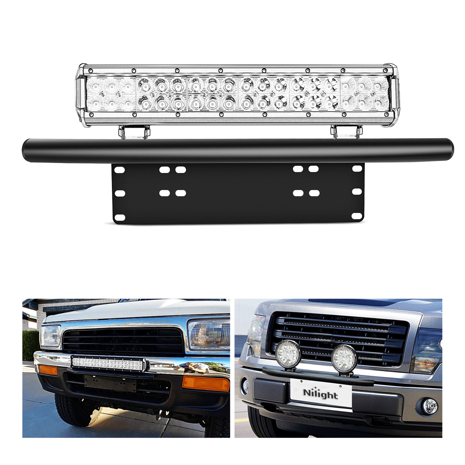 Xtreme Mountain Biking - Nilight - 90021B Light Bar Mounting