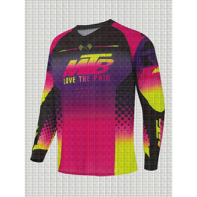 Mountain Biking Underwear - Gradient Fluorescent Color Downhill Cycling Long