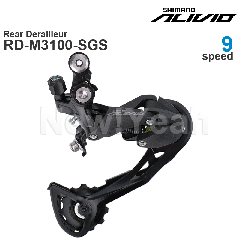 SHIMANO ALIVIO M3100 9V 9 spee - Rear Derailleur Shadow recension och pris