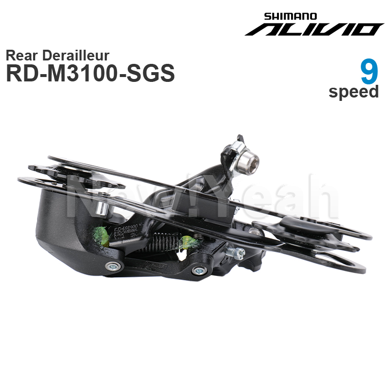 SHIMANO ALIVIO M3100 9V 9 spee - Rear Derailleur Shadow recension och pris