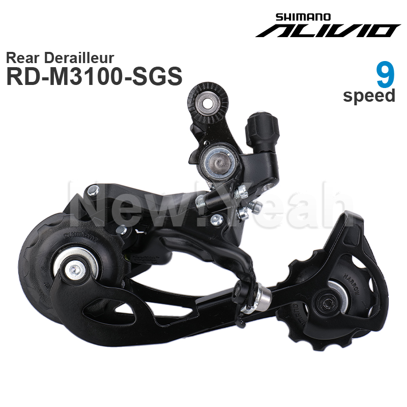 SHIMANO ALIVIO M3100 9V 9 spee - Rear Derailleur Shadow recension och pris