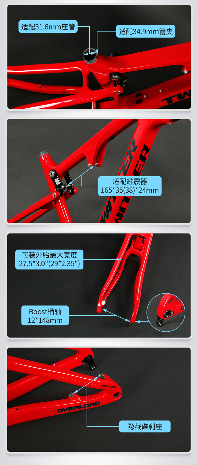 Carbon Bicycle Full Suspension - Mountain Biking Uk recension och pris